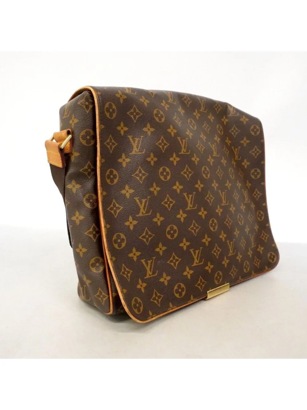 Louis Vuitton Shoulder Bag Monogram Abbesses Brown